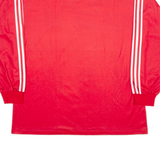 ADIDAS MR STV Hongg Mens Football Shirt Jersey Red 90s V-Neck XL