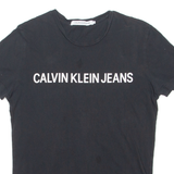 CALVIN KLEIN JEANS Mens T-Shirt Black S