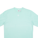 ADIDAS Womens T-Shirt Blue XS