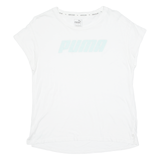 PUMA Womens T-Shirt White M