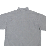 WORLD OF MENS FASHION Mens Shirt Black Viscose Check XL