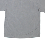 WORLD OF MENS FASHION Mens Shirt Black Viscose Check XL