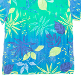 CITYLIFE Mens Hawaiian Shirt Blue Floral S