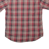 HARLEY DAVIDSON Mens Shirt Red Check S