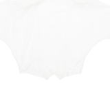 WE LEGENDS Shoulder Padded Womens Plain Shirt White M