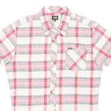 LEE Mens Shirt Pink Check XL