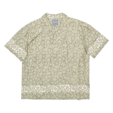 BIG STAR Mens Shirt Brown Floral L