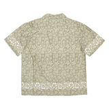 BIG STAR Mens Shirt Brown Floral L