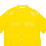 TRUST THIS COMPANY Womens Plain Shirt Yellow M
