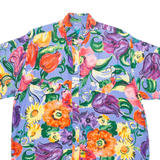 Womens Shirt Blue Floral M