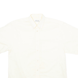 RIAN RUCCI Mens Shirt Cream Crazy Pattern M