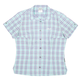 JACK WOLFSKIN Womens Shirt Blue Check M