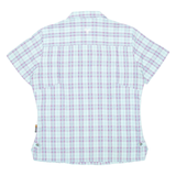 JACK WOLFSKIN Womens Shirt Blue Check M