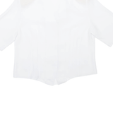 DEGRIS Womens Plain Shirt White M