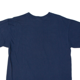 GILDAN USA Softball Mens T-Shirt Blue USA L