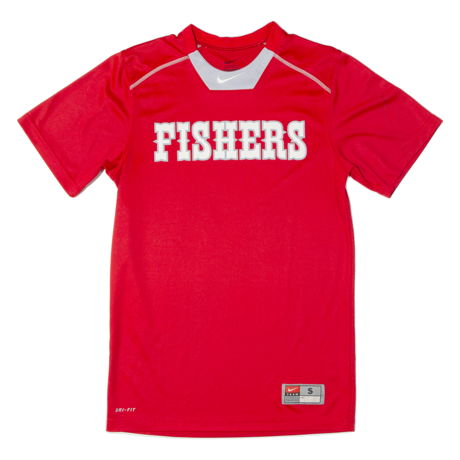 NIKE Fishers Baseball '4 Waltermann Mens Jersey Red USA S