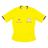 ADIDAS Switzerland FA Referee Mens Football Shirt Jersey Yellow M