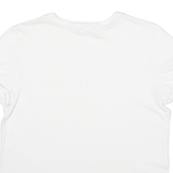 CALVIN KLEIN Womens T-Shirt White Crew Neck L
