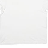 CALVIN KLEIN Womens T-Shirt White Crew Neck L