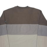 ADIDAS Mens T-Shirt Grey Long Sleeve 90s V-Neck L