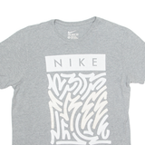 NIKE Mens T-Shirt Grey M