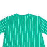 KARL KANI Pinstripe Cropped Womens T-Shirt Green XS