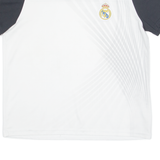 Real Madrid Fan Shirt Mens Football Shirt Jersey White V-Neck XL