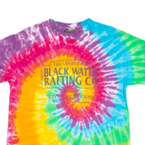SEABREEZE Black Water Rafting Mens Tie Dye T-Shirt Pink L