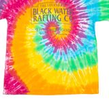 SEABREEZE Black Water Rafting Mens Tie Dye T-Shirt Pink L