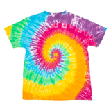 SEABREEZE Black Water Rafting Mens Tie Dye T-Shirt Pink L