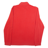LACOSTE Mens Polo Shirt Red Long Sleeve L