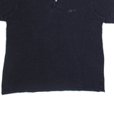 REEBOK Mens Polo Shirt Grey L