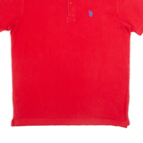 POLO ASSN Mens Polo Shirt Red L