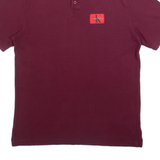CALVIN KLEIN JEANS Mens Polo Shirt Red M