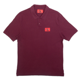 CALVIN KLEIN JEANS Mens Polo Shirt Red M