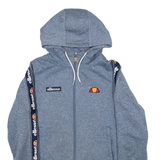 ELLESSE Womens Blue Hoodie Full Zip UK 12