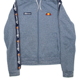 ELLESSE Womens Blue Hoodie Full Zip UK 12