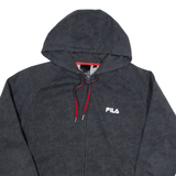 FILA Womens Grey Hoodie Full Zip M