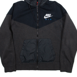 NIKE Womens Grey Hoodie Full Zip XL
