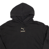 PUMA Cropped Womens Black Hoodie S