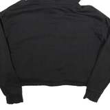 PUMA Cropped Womens Black Hoodie S