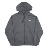 NIKE Womens Grey Hoodie Full Zip XL