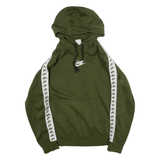 NIKE Womens Green Hoodie S