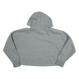 PUMA Cropped Womens Grey Hoodie M