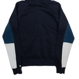 CHAMPION Womens Blue Hoodie Full Zip S