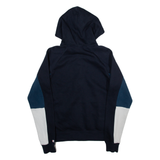 CHAMPION Womens Blue Hoodie Full Zip S