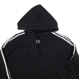 ADIDAS Womens Black Hoodie UK 10