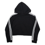 ADIDAS Womens Black Hoodie UK 10
