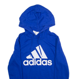 ADIDAS Womens Blue Hoodie S