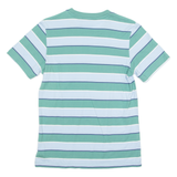ADIDAS ORIGINALS Striped Mens T-Shirt Blue Crew Neck S